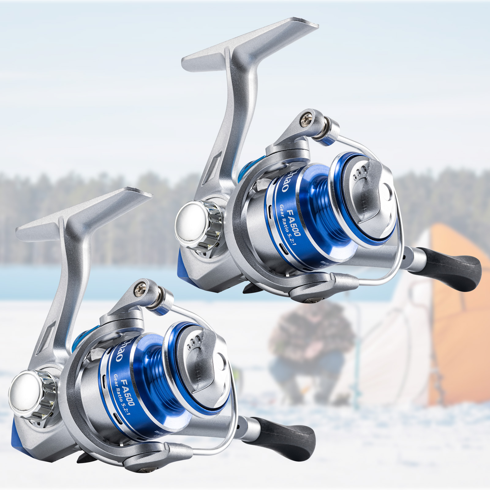 Goture Reel Pancing Es Baru, P - Ice Fishing Line ulasan dan harga