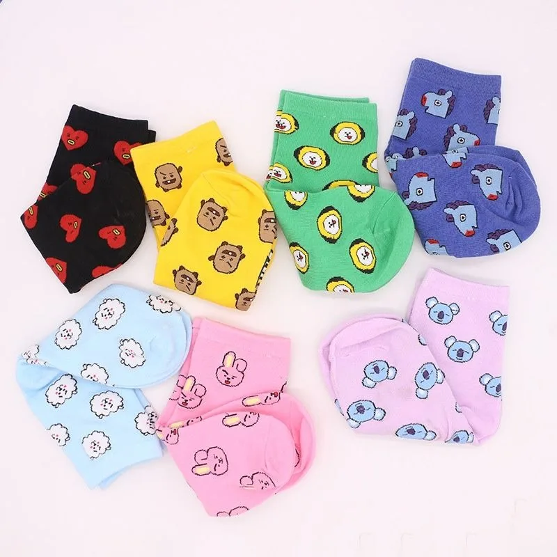 Kaus Kaki Kartun BT21 Kawaii K - Tippet Line ulasan dan harga