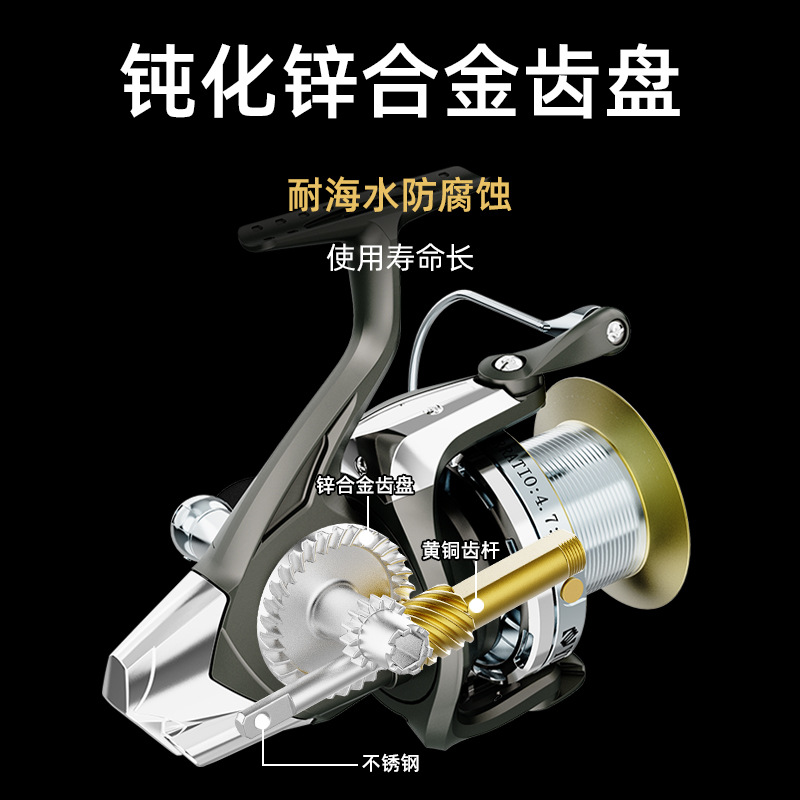 Reel Spinning Full Metal Long  - Ice Fishing Line ulasan dan harga