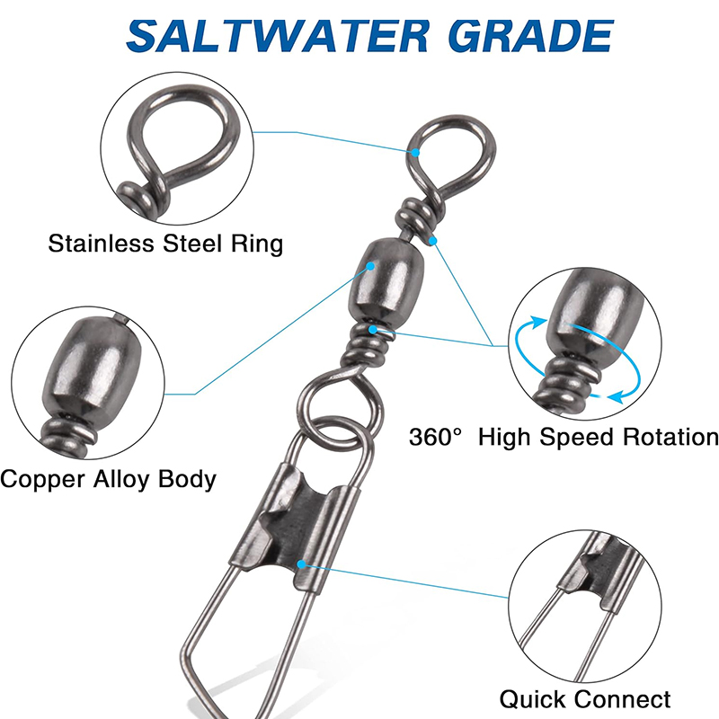 100 Buah Konektor Tali Pancing - Saltwater Line ulasan dan harga